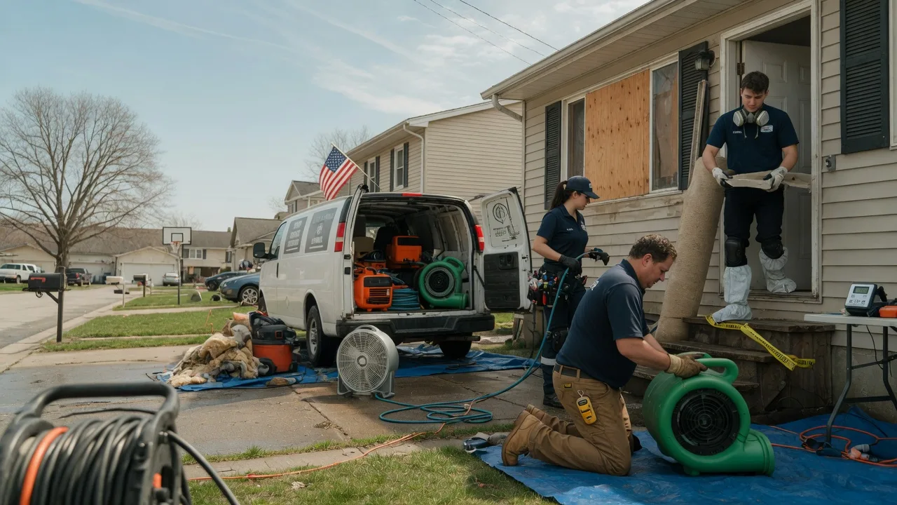 Water Damage Restoration in Adams, TN near me